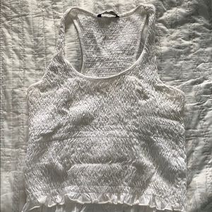 American Eagle White tank